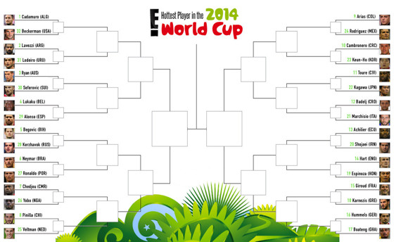 World Cup Hotties Bracket Round 1 World Cup Hotties Bracket Round 1